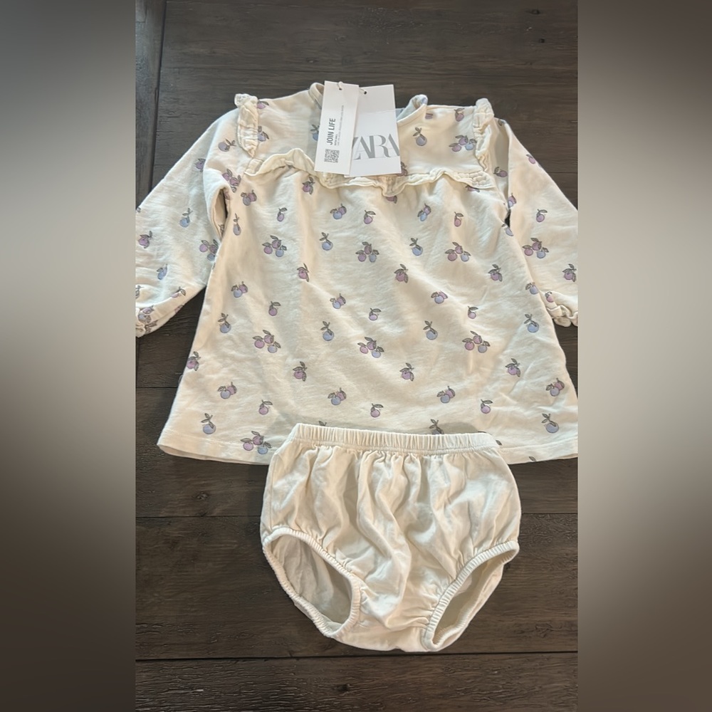 NWT Zara 9/12 diaper set